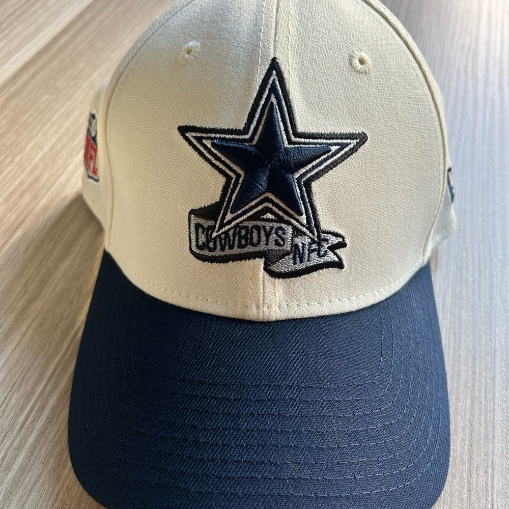 New Era Kids Cowboys Cap - Navy and Cream